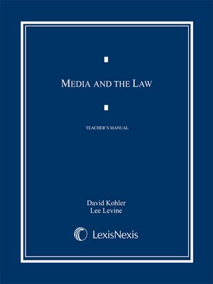 cover image of Media and the Law
